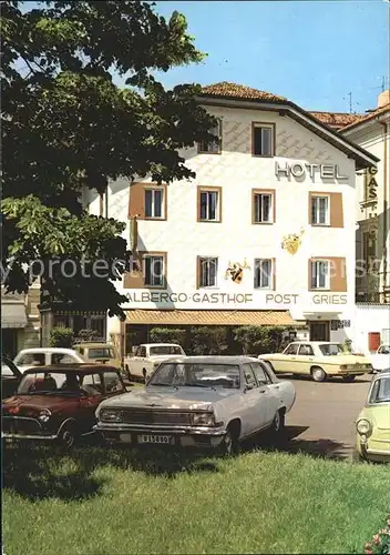 Bozen Suedtirol Hotel Post Gries Kat. Bozen Suedtirol