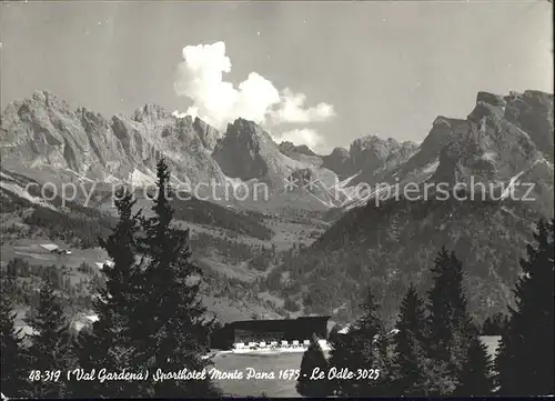 Val Gardena Sporthotel Monte Pana Le Odle Kat. Italien