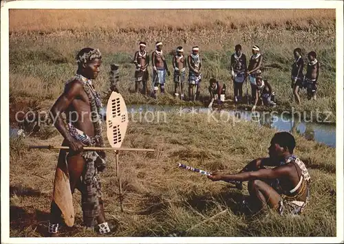 Suedafrika Southafrica RSA Tribal Ceremony Nkandhla Zululand Kat. Suedafrika
