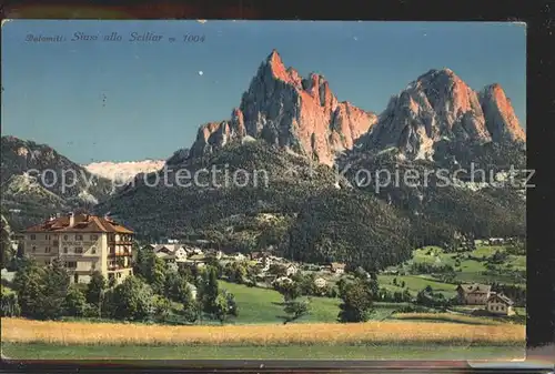 Siusi allo Sciliar Dolomiti Kat. Seis am Schlern Kastelruth Suedtirol