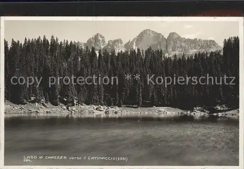 Catinaccio e Lago di Carezza Kat. Italien