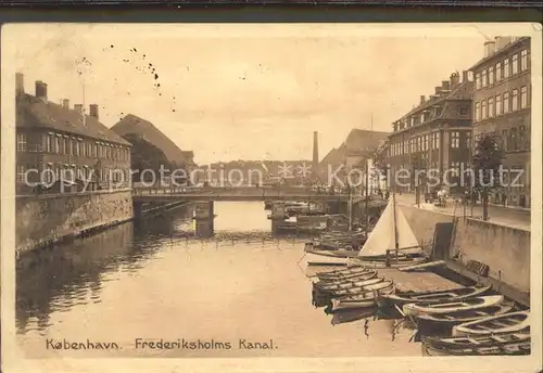 Kobenhavn Frederiksholms Kanal Kat. Kopenhagen