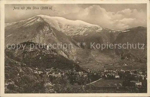 Arco Trentino mit Mte Stivo Kat. Italien