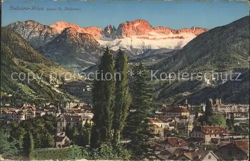 Gries Quirein Bozen verso le Dolomiti / Bozen /Trentino Suedtirol