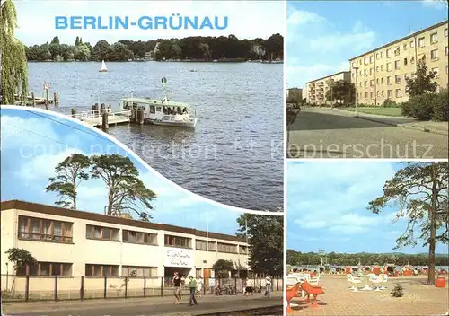 Gruenau Berlin Anlegestelle Faehre Strandbad Neubauten Friedr Wolf Str Strandbad Terrasse / Berlin /Berlin Stadtkreis