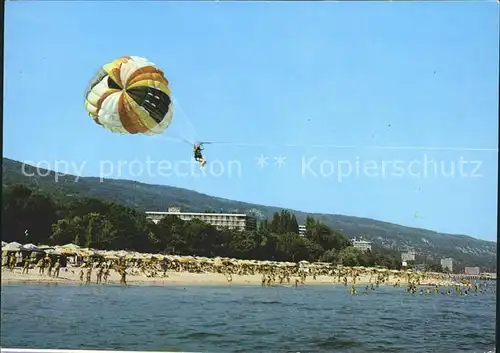 Slatni Pjasazi Strand Gleitschirmflieger / Warna Bulgarien /