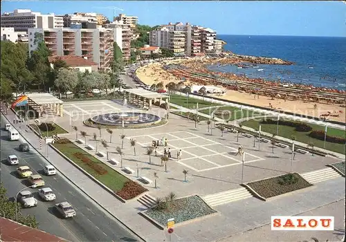 Salou Fountain and beach Kat. Tarragona Costa Dorada