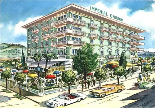 Montecatini Terme Imperial Garden Hotel Illustration Kat. Italien
