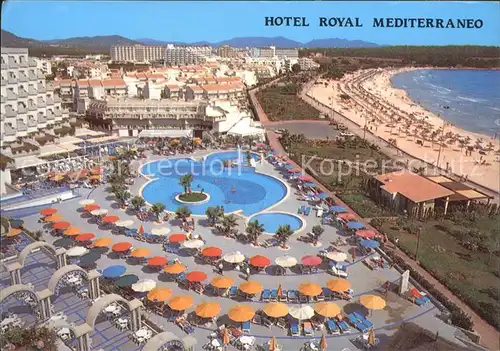 Platja de Sa Coma Mallorca Hotel Royal Mediterraneo Piscina Kat. Spanien