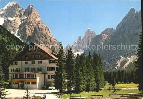 Sexten Sesto Suedtirol Hotel Dolomitenhof Fischleinboden Dolomiten Kat. Bozen