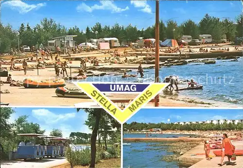 Umag Umago Istrien Stella Maris Strand Camping Kat. Kroatien