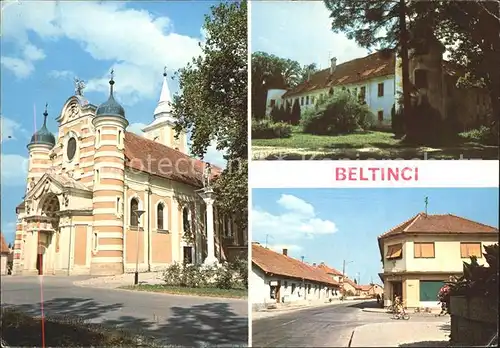 Beltinci Kirche Strassenpartie