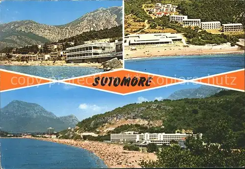 Sutomore Dalmatien Hotelanlagen Strand Kat. Kroatien