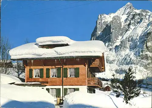 Grindelwald Ferienhaus Skihaus Genossenschaft der Eisenbahner Bern Kat. Grindelwald