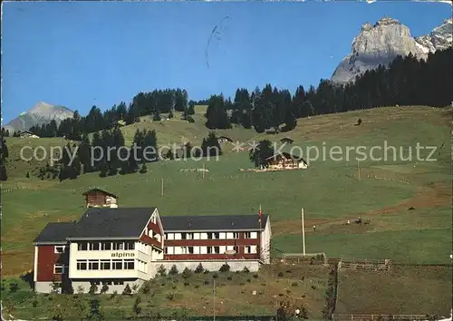 Boden Adelboden Alpina Jugendhaus Heimstaette Bonderspitz Nuenihorn / Adelboden /Bz. Frutigen