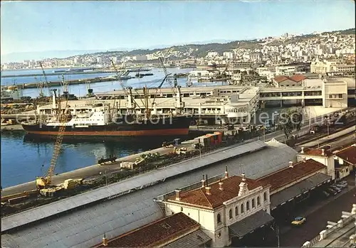 Alger Algerien La Gare et le Port / Algier Algerien /