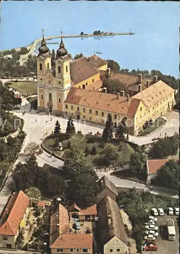 Tihany Ansicht mit Abteikirche XVIII Jhdt. Kat. Ungarn