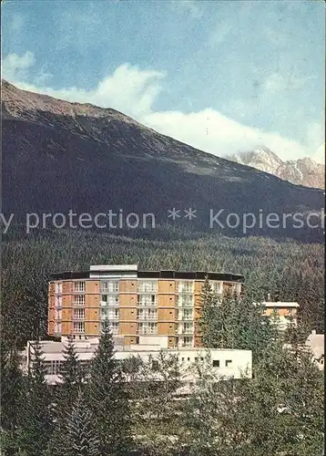 Vysoke Tatry Hotel Park Kat. Slowakische Republik