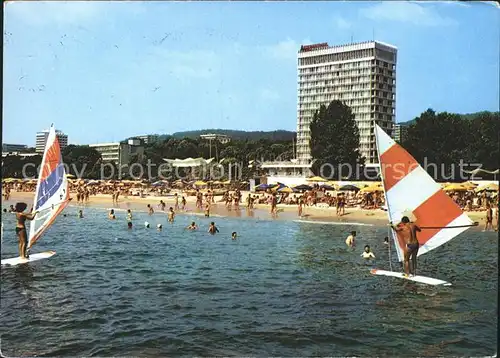 Slatni Pjassyzi Hotel International Badestrand Windsurfing / Varna Bulgarien /