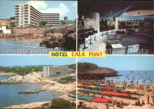 Salou Hotel Cala Font Strandpartie Hotelhalle  Kat. Tarragona Costa Dorada
