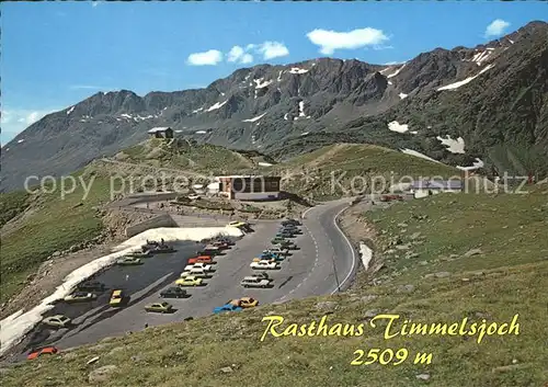 Timmelsjoch mit Rasthaus und Grenzstation Kat. Oesterreich