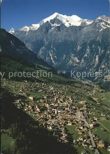 Graechen VS Panorama mit Matterhorn Weisshorn Barrhorn Kat. Graechen