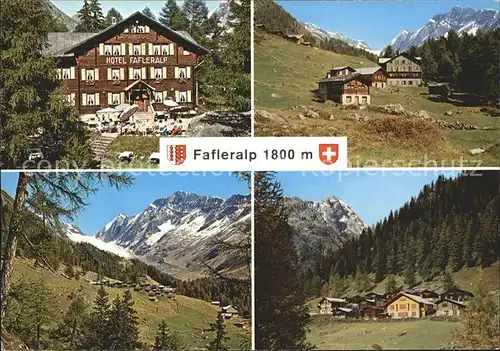 Fafleralp Loetschental Berghotel Alpenpanorama Kat. Blatten VS