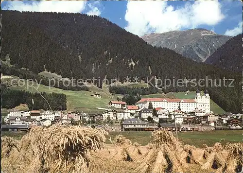 Disentis GR Kloster Erntezeit Alpen Kat. Disentis