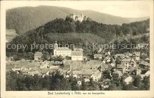 Bad Leutenberg Blick von der Georgshoehe Schloss Kat. Leutenberg