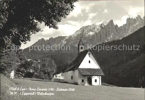 Bozen Suedtirol Nova Levante Latemar Welschnofen Kat. Bozen Suedtirol