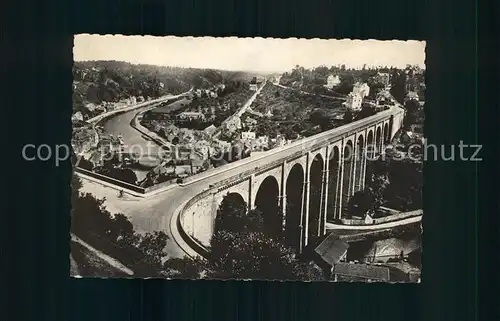 Dinant Wallonie Le Viaduc et vue generale de la Coulee de la Rance Kat. Dinant