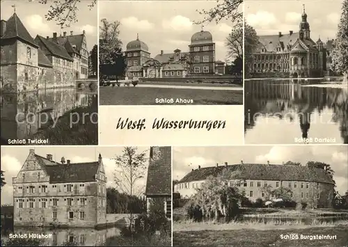 Westfalen Region Schloss Twickel Schloss Ahaus Schloss Darfeld Schloss Huelshoff Schloss Burgsteinfurt Kat. Melle