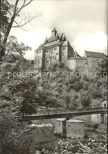 Zschopautal Burg Kriebstein Bruecke Kat. Zschopau