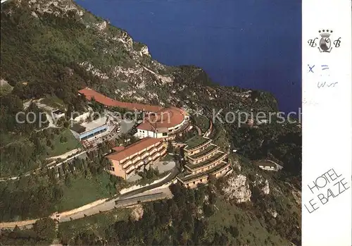 Campi Voltino di Tremosine Fliegeraufnahme Hotel le Balze Kat. Tremosine Lago di Garda