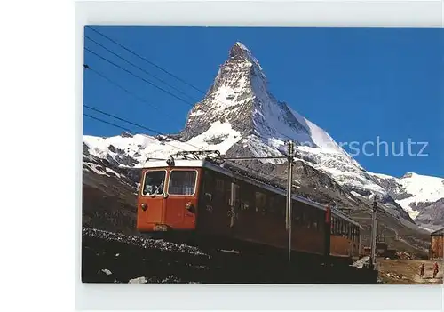 Gornergratbahn Zermatt Matterhorn  Kat. Gornergrat