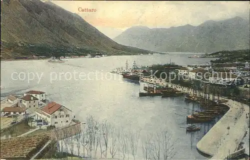 Cattaro Kotor Hafenpartie Kat. Montenegro