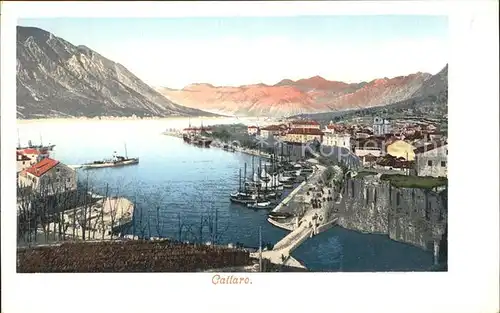 Cattaro Kotor Hafenpartie Kat. Montenegro