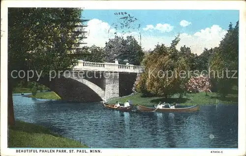St Paul Minnesota Phalen Park Bridge Kat. United States