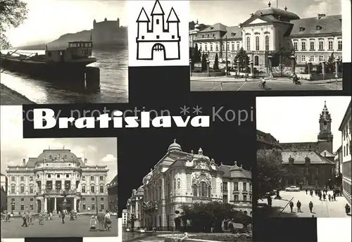 Bratislava Hrad Pioniersky palac Slovenske narodne divadlo Reduta Stara radnica / Polen /Polen