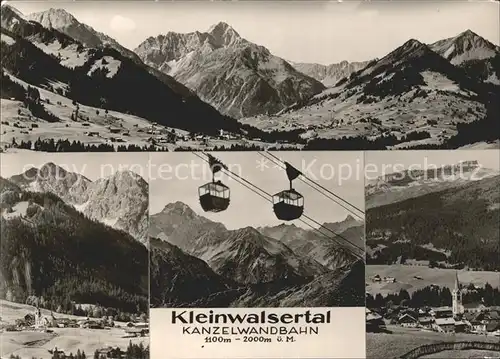 Riezlern Kleinwalsertal Vorarlberg Kanzelwandbahn Bergbahn Alpenpanorama Kat. Mittelberg