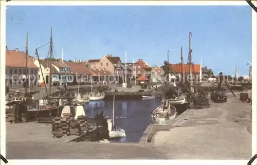 Allinge Sandvig Havn Hafen Kat. Daenemark