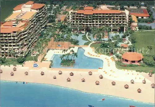 Jalisco Marriotts Puerto Vallarta Resort Strand Swimmingpool Fliegeraufnahme Kat. Mexiko