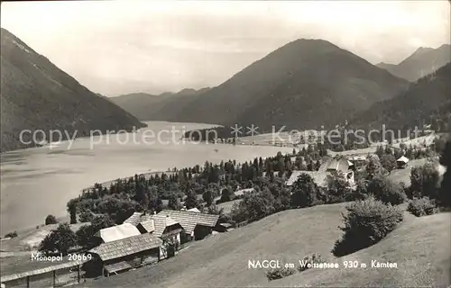 Naggl Weissensee Panorama Kat. Weissensee