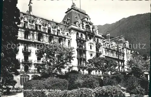 Territet Montreux Grand Hotel des Alpes / Montreux /Bz. Vevey