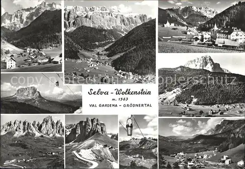 Selva Val Gardena Tirol Panorama Teilansichten Lift