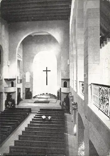 Salzburg Oesterreich Friedenskirche St Elisabeth Inneres Kat. Salzburg