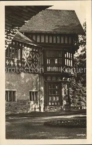 Potsdam Cecilienhof Teilansicht Kat. Potsdam