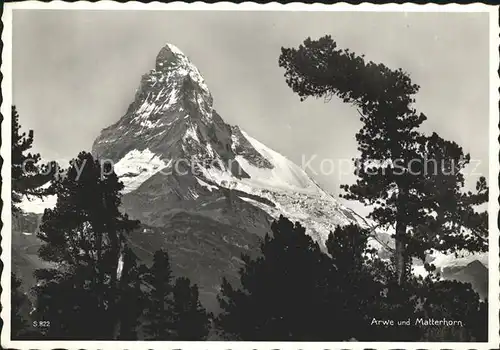 Zermatt VS Arwe und Matterhorn Kat. Zermatt
