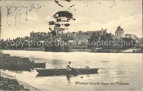 Windsor Castle From Thames  Kat. City of London
