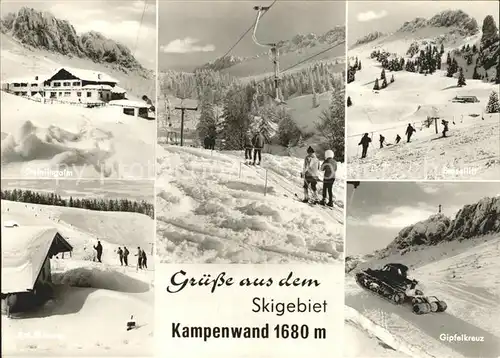 Kampenwand Chiemgau Steilingalm Sessellift Gipfelkreuz Kat. Aschau i.Chiemgau